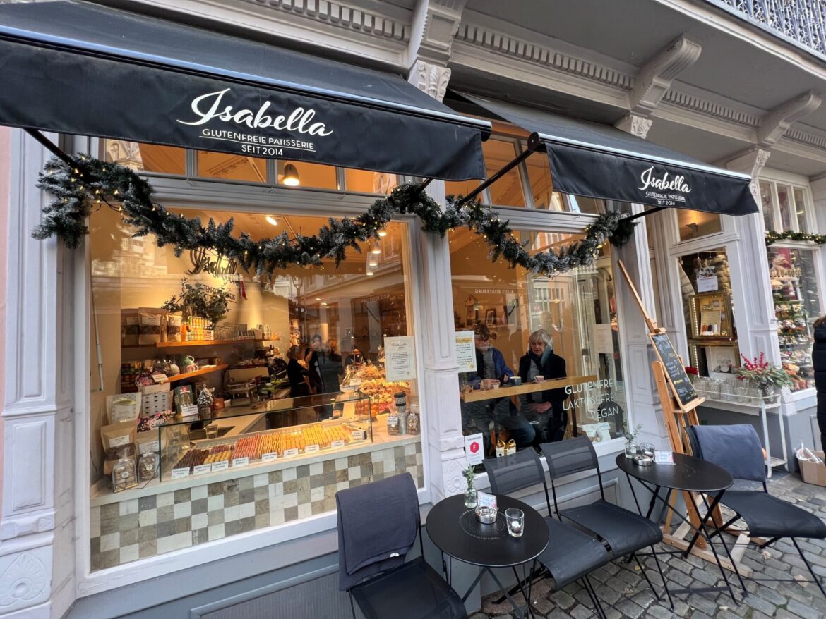 Isabellea: Außenansicht glutenfrie Patissrie in Aachen