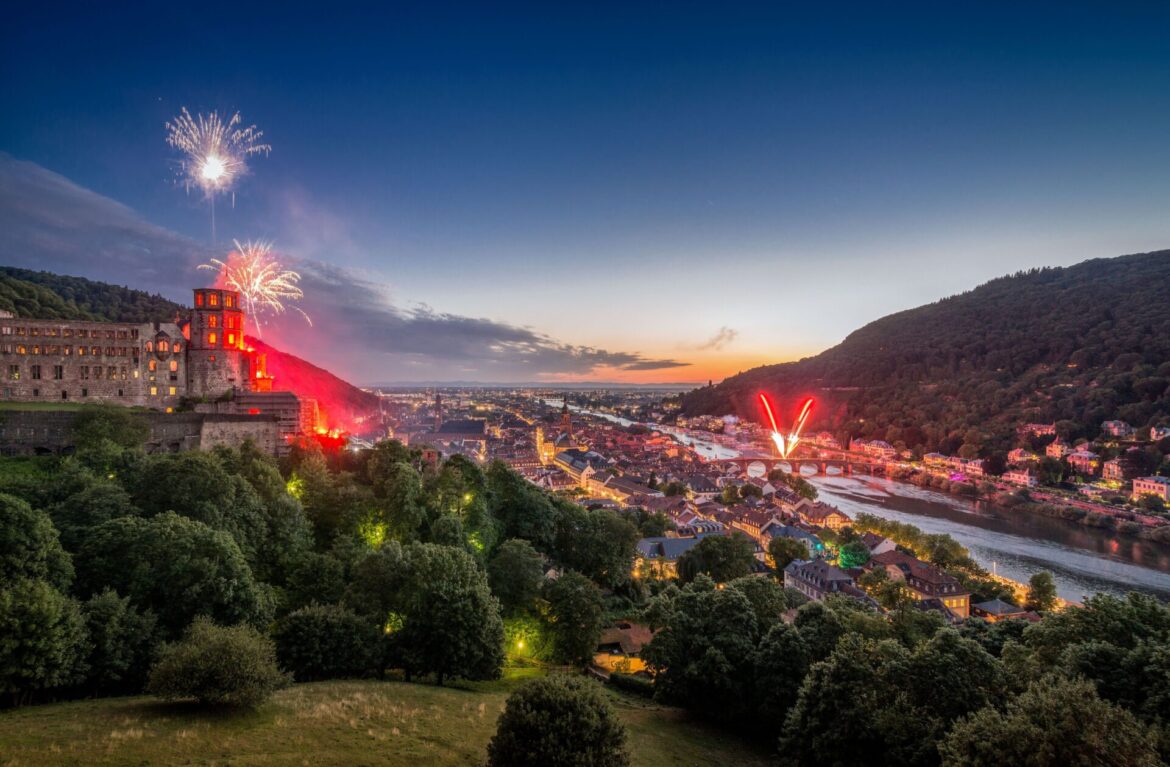 Schlossbeleuchtung Heidelberg findet auch 2024 wider statt Foto: Heidelberg Marketing GmbH