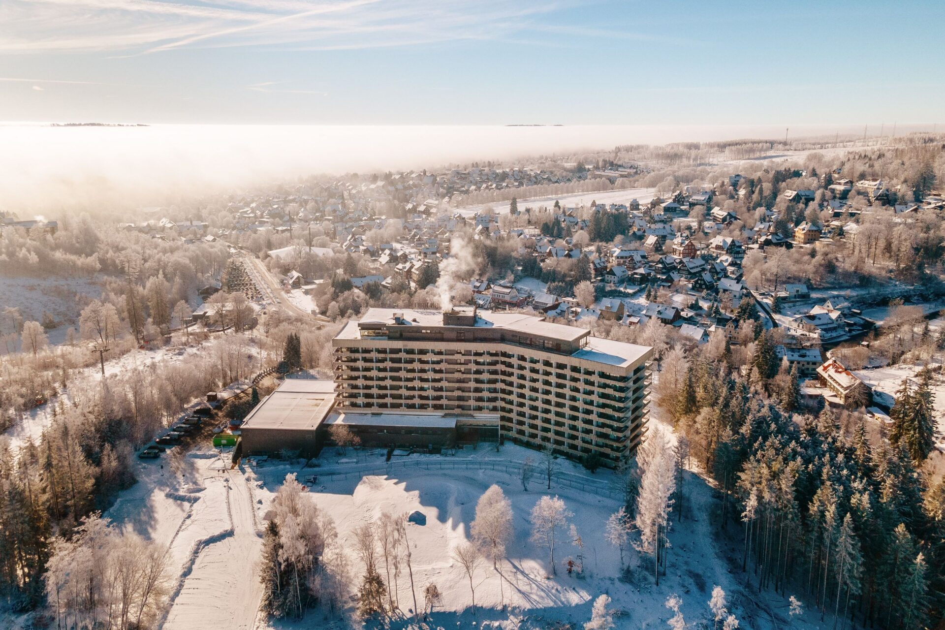 Winteransicht AHORN Harz Hotel Braunlage, Bild: Ahorn Hotels