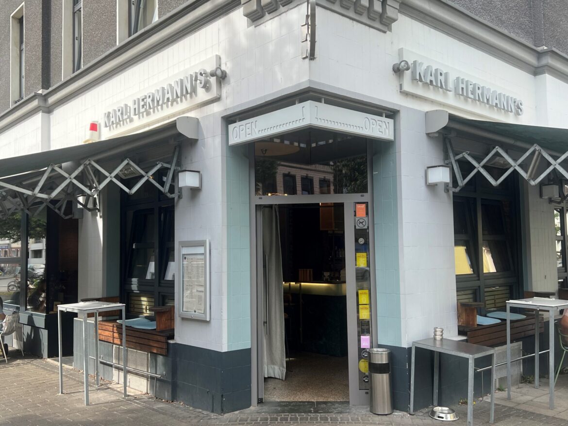 Blick auf das Karl Herrmanns in Köln, eines der besten Burgerrestaurants in Köln