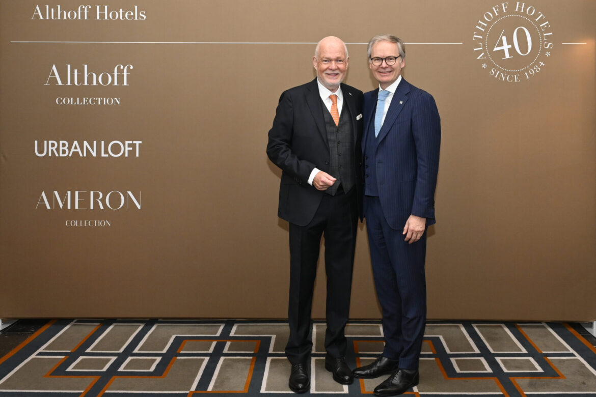 40 Jahre Althoff Hotels: Thomas H. Althoff und Frank Marrenbach - © Katrin Hauter